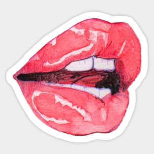 Whisper Lips Sticker